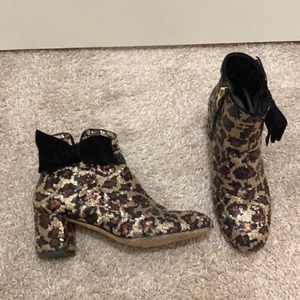 Glitter Kate Spade Booties